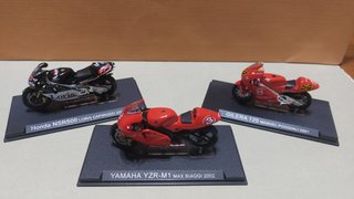 HONDA NS500 – YAMAHA YZR-M1 – GILERA 125 ( 1/24 )
