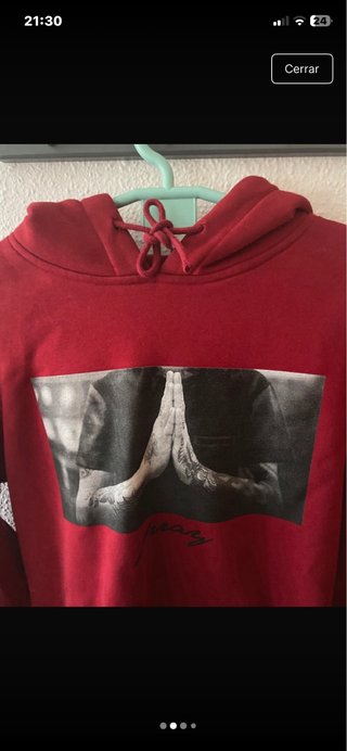 Sudadera Mister Tee Pray Roja