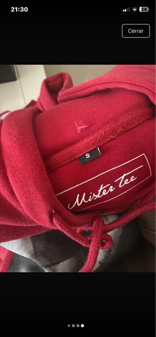 Sudadera Mister Tee Pray Roja