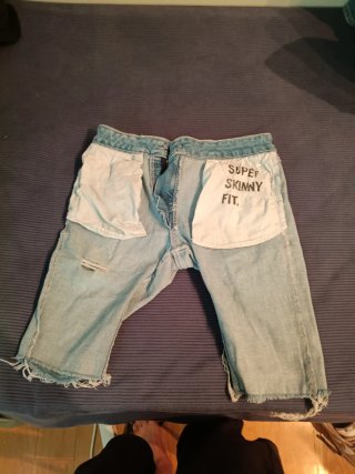 Bershka Pantalones Cortos Hombre Azules