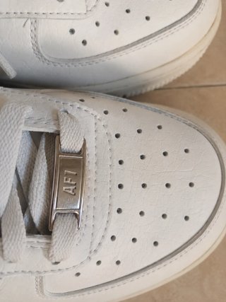 Nike Air Force 1 '07 Blanco Dorado Mujer