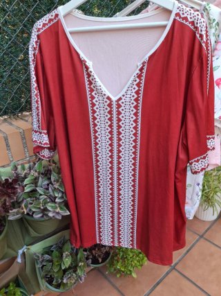 Lote 7 blusas talla 54/56
