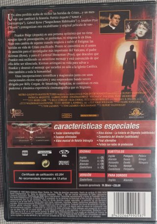 DVD Stigmata ( Contenido Extra )
