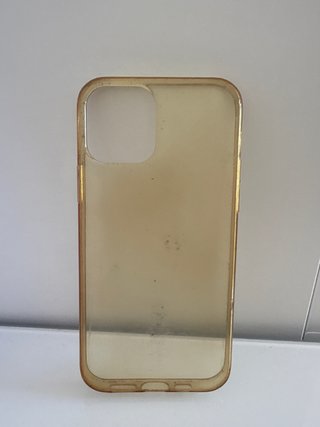 Funda iPhone 12 Transparente Amarillenta