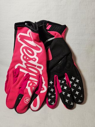Guantes Troy Lee Designs Rosa y Negro Talla M