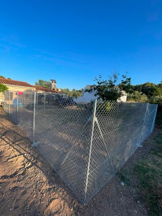 Instalación de vallas de simple torsión
