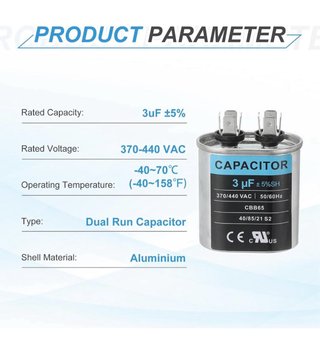 Condensador 3 µF 370/440 VAC