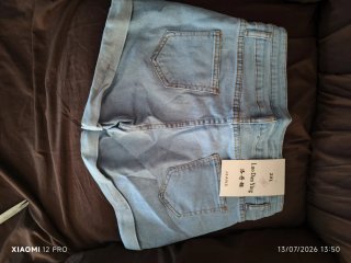 Shorts vaqueros claros - Talla XL