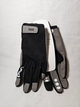 Guantes POC Negro y Gris Talla S