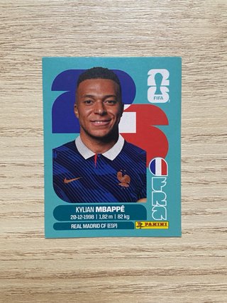 Cromo Messi y Mbappé Mundial 2026 Panini