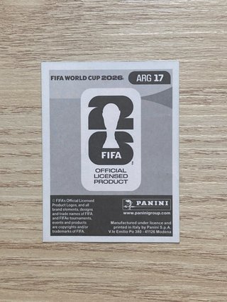 Cromo Messi y Mbappé Mundial 2026 Panini