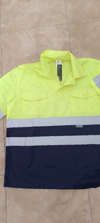 Camicia da lavoro riflettente uomo
