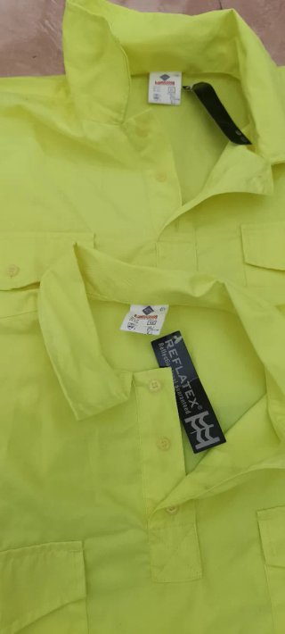 Camicia da lavoro riflettente uomo
