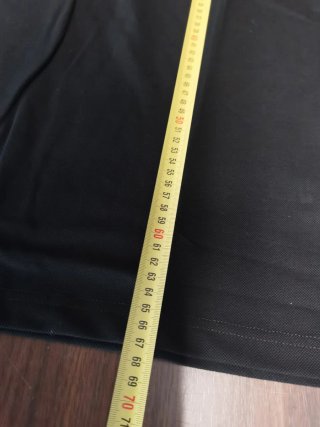 Polo Lacoste Negro con 3 Botones Talla L