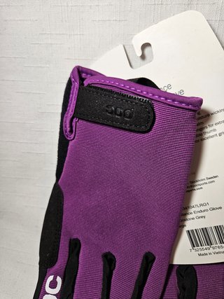 Guantes POC Enduro Talla XL Morado/Negro