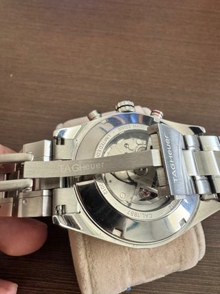 Reloj estilo Carrera Cronógrafo Azul