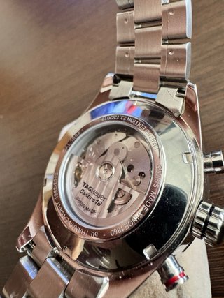 Reloj estilo Carrera Cronógrafo Azul