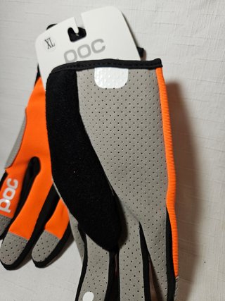 Guantes POC Talla XL Naranja y Gris