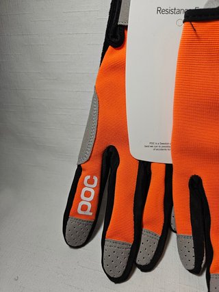 Guantes POC Talla XL Naranja y Gris