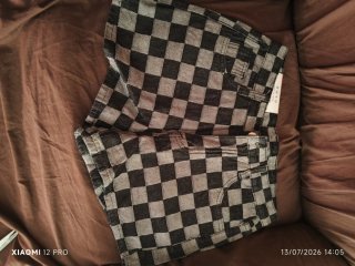 Shorts vaqueros LINGDON cuadros L
