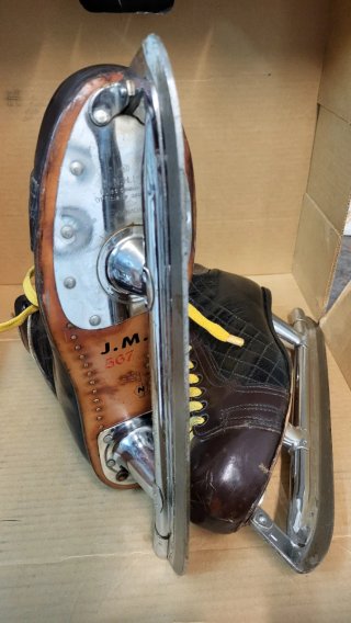 Patines Hockey Hielo de cuero
