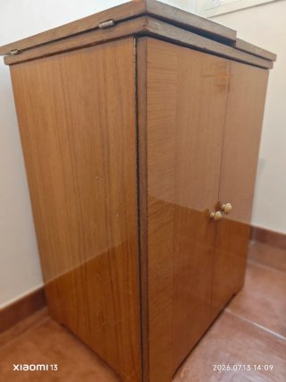 Máquina de coser Singer beige