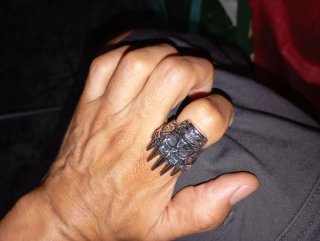 Anillo Rey Calavera Acero Inoxidable