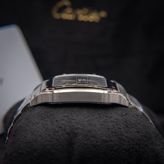 Reloj Cartier Santos Acero Esfera Verde Nuevo