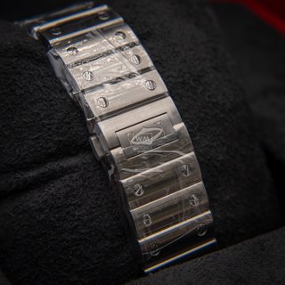 Reloj Cartier Santos Acero Esfera Verde Nuevo