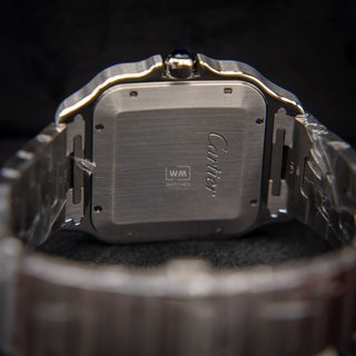 Reloj Cartier Santos Acero Esfera Verde Nuevo