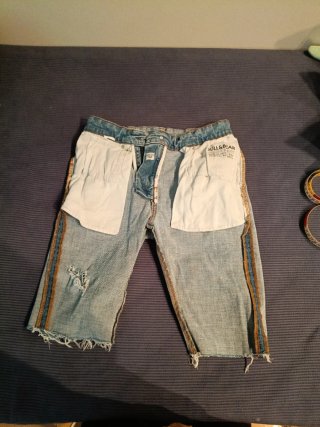 Vaqueros cortos azules Pull&Bear para hombre