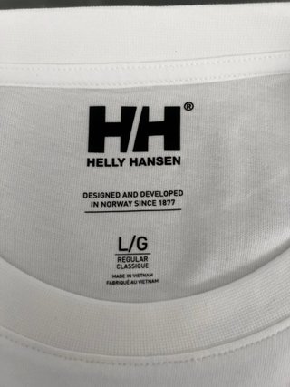 Camiseta Helly Hansen Shoreline Hombre Blanca