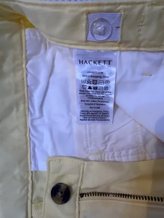 Pantalón corto Hackett niño amarillo, talla 15/16