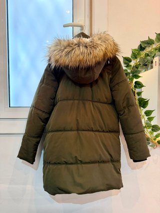 Chaqueta verde oliva T36 impermeable