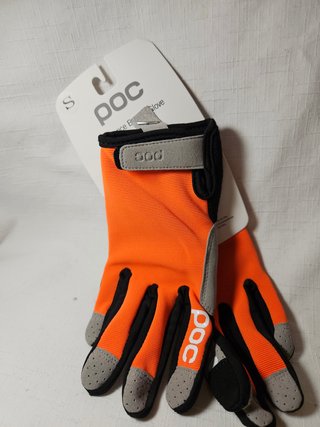 Guantes POC Naranja y Negro Talla S