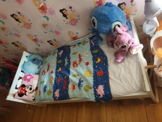 Cama infantil blanca