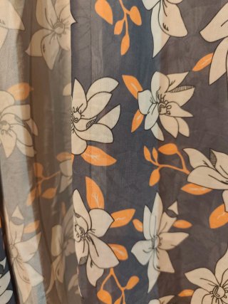 Kimono caftán estampado floral talla M de Shein
