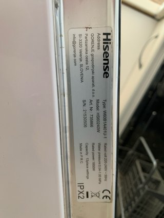 Lavavajillas Hisense Blanco