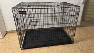 Jaula para perros negra