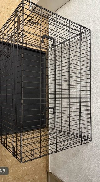 Jaula para perros negra