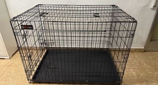Jaula para perros negra