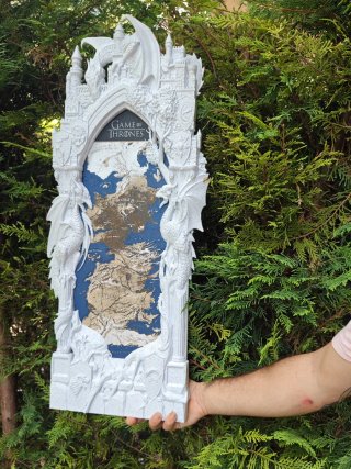 Quadro Game of Thrones con Mappa Westeros