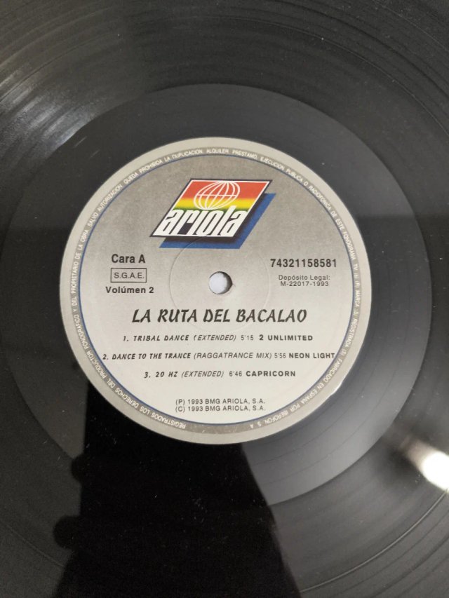 Vinile La Ruta del Bacalao Dance Electro