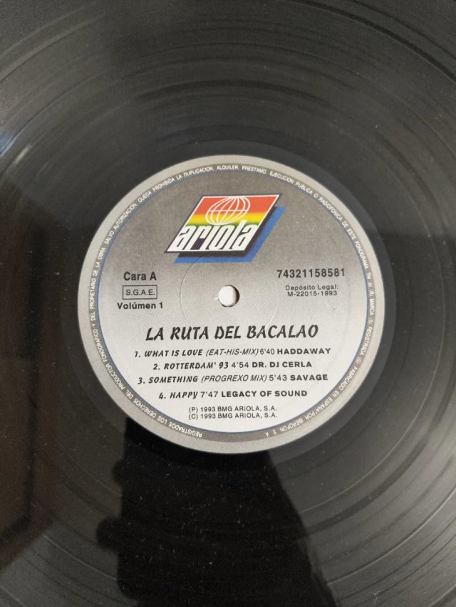 Vinile La Ruta del Bacalao Dance Electro