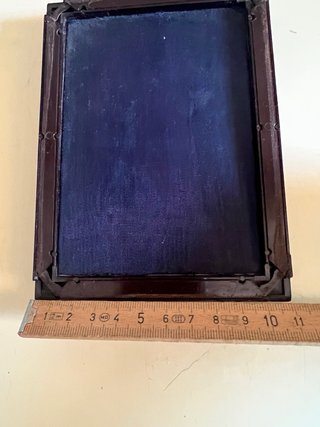 Cornice (solo base)  vintage in tessuto e legno