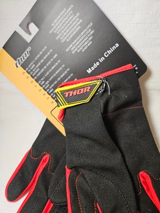 Guantes Thor Talla XL Rojo/Amarillo