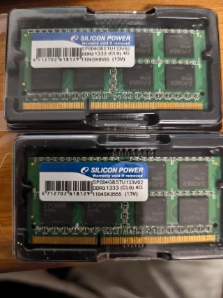 Memoria RAM DDR3 4+4GB 1333MHz CL9 1.5V