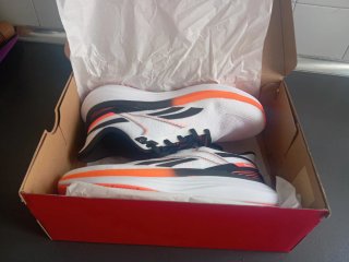 Zapatillas Reebok Hombre Blancas Naranja