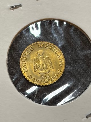 Moneda oro baño 24 kilates chapada mexico mejico
