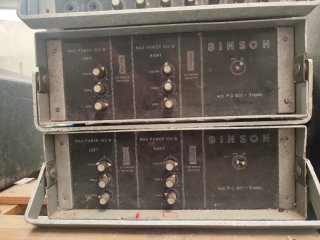 Amplificador Binson años 70 NO SE SI FUNCIONAN